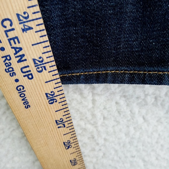 American Eagle Outfitters Artist Crop Dark Wash Denim Jeans Women's Size 6 - Picture 6 of 9